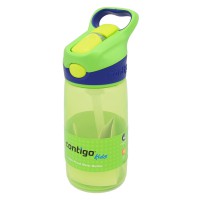 Contigo 14oz Striker Kids Bottle-Ultramarine w/2C Flower Graphic